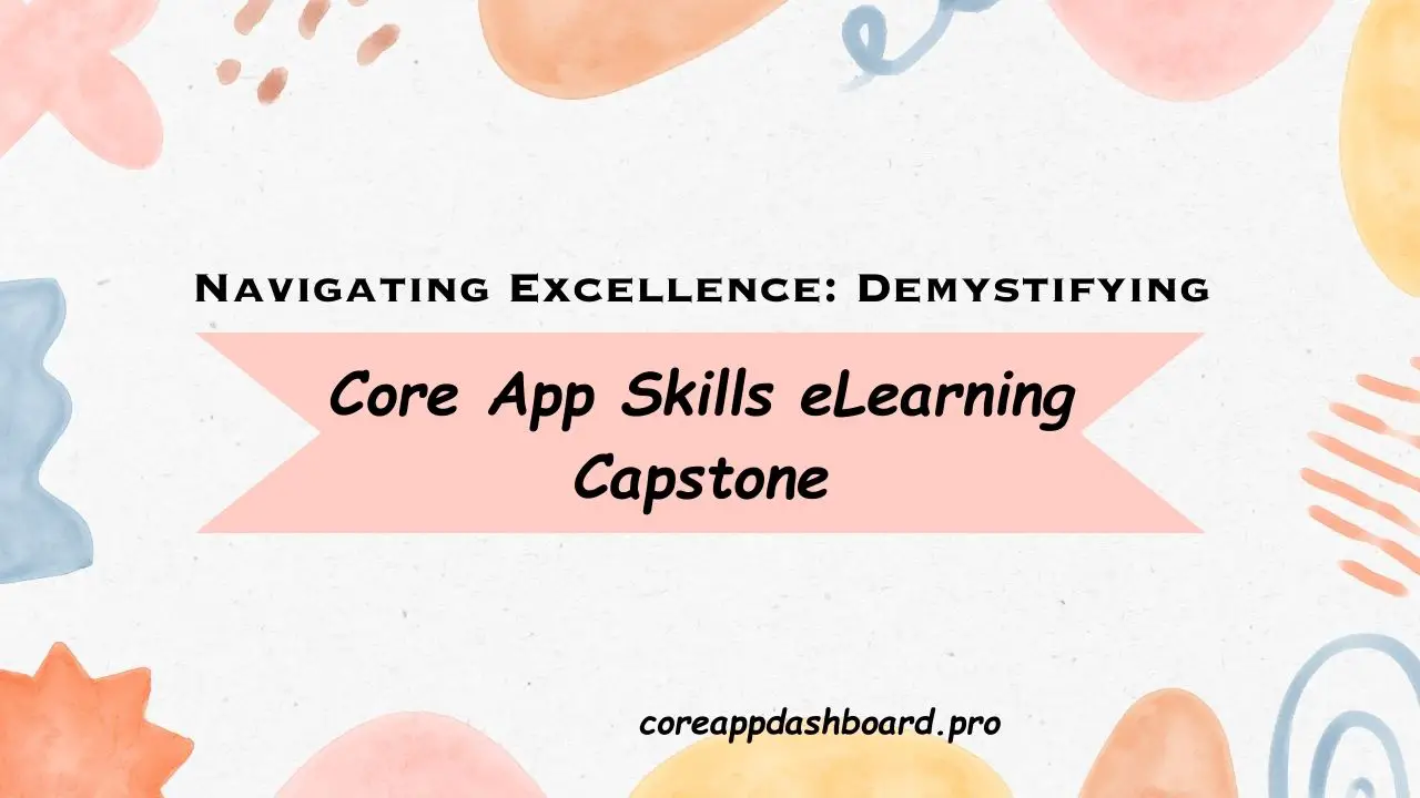 Core App Skills