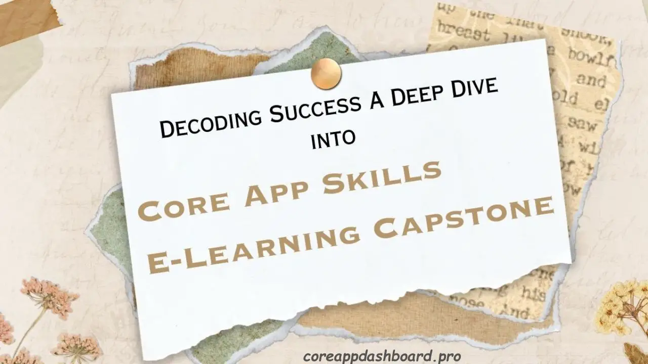 Core App Skills